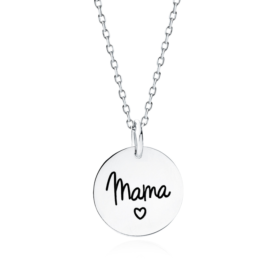 Naszyjnik dla Mamy prezent MAMA srebro Dzień Matki pr. 925