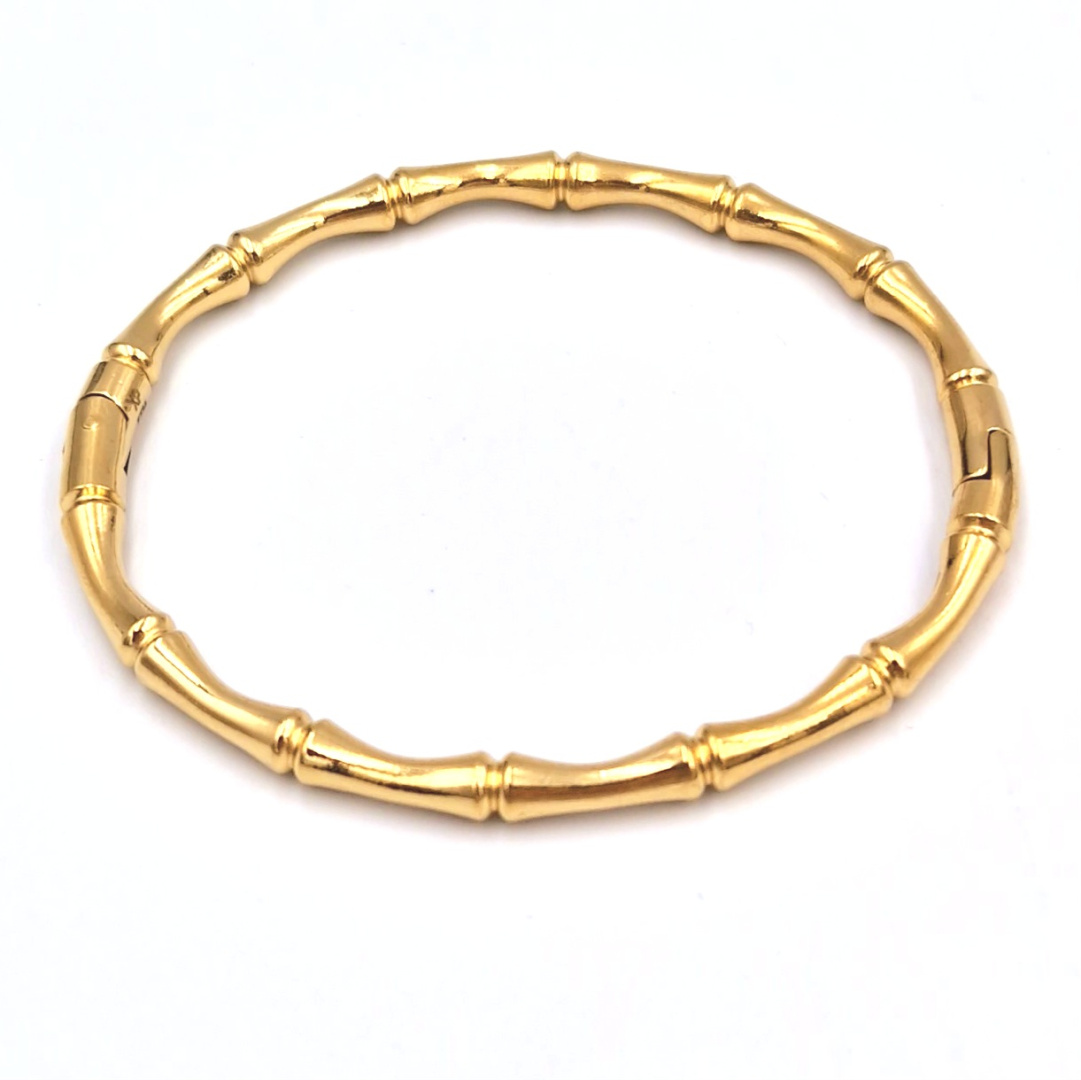 Bransoletka złota sztywna stal chirurgiczna bangle