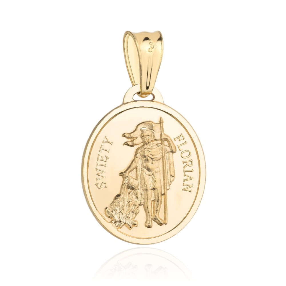 Medalik złoty św. Florian (Gramatura: 2.06)