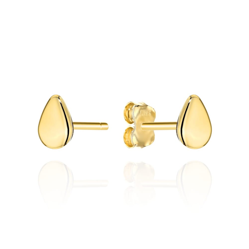 Kolczyki złote subtelne łezki