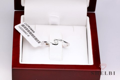 Złoty pierścionek z diamentem białe złoto Staviori Złoty pierścionek z diamentem białe złoto Staviori