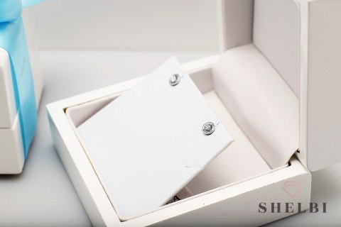 Złote kolczyki KZD5015M - Diament Złote kolczyki KZD5015M - Diament