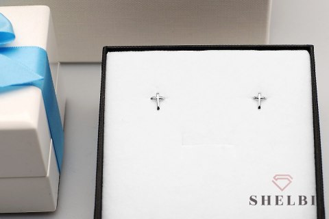 Srebrne kolczyki krzyżyki Staviori Srebrne kolczyki krzyżyki Staviori