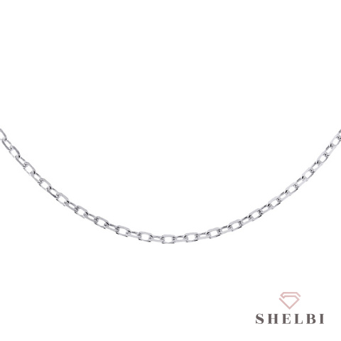 Łańcuszek srebrny rollo diamentowany dł. 50cm Łańcuszek srebrny rollo diamentowany dł. 50cm