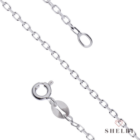 Łańcuszek srebrny rollo diamentowany dł. 50cm Łańcuszek srebrny rollo diamentowany dł. 50cm