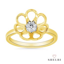 Złoty pierścionek PZD6349 - Diament