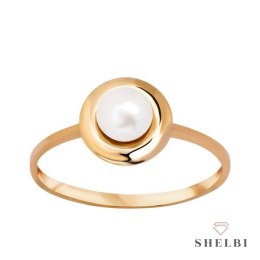 Złoty pierścionek PZD6627 - Naturalne Perły hodowane słodkowodne