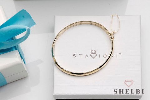 Złota bransoletka sztywna 19cm Staviori Złota bransoletka sztywna 19cm Staviori
