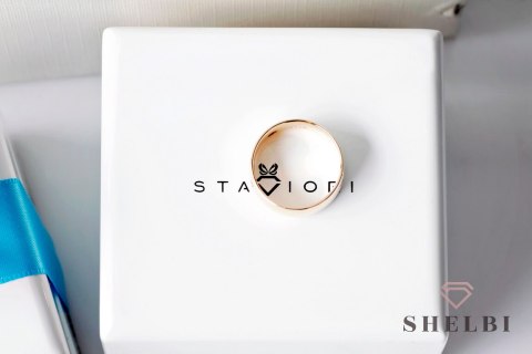Złota obrączka żółte złoto Staviori Złota obrączka żółte złoto Staviori