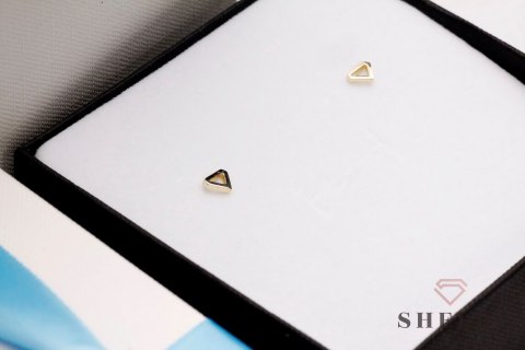 Złote kolczyki diament żółte złoto Staviori Złote kolczyki diament żółte złoto Staviori