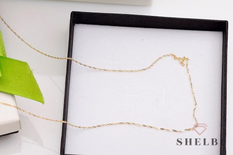 Złoty Łańcuszek singapur żółte złoto 40 cm Staviori Złoty Łańcuszek singapur żółte złoto 40 cm Staviori