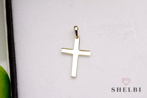 Krzyżyk złoty gładki wysoki połysk pr. 333 Krzyżyk złoty gładki wysoki połysk pr. 333
