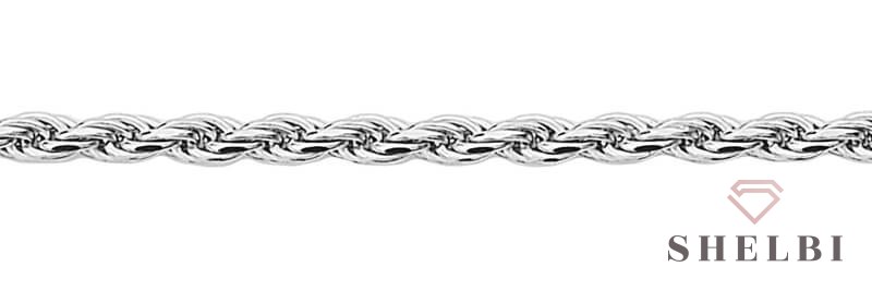 Srebrny Łańcuszek kord srebro rodowane 45 cm Staviori