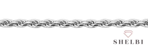Srebrny Łańcuszek kord srebro rodowane 45 cm Staviori