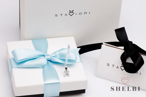 Srebrny wisiorek z cyrkonią Staviori Srebrny wisiorek z cyrkonią Staviori
