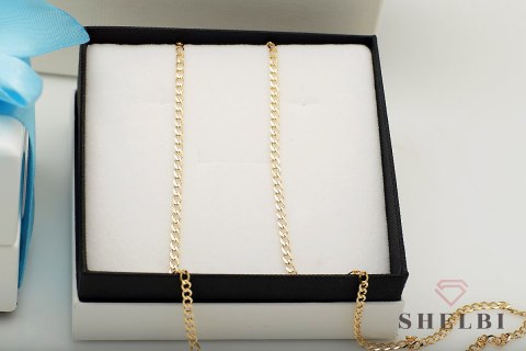 Złoty Łańcuszek pancerka pełna żółte złoto 50 cm pr. 585 Staviori Złoty Łańcuszek pancerka pełna żółte złoto 50 cm pr. 585 Staviori
