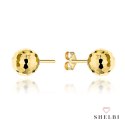 Kolczyki złote kulki party 8 mm pr. 585 585 SHELBI