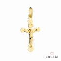 Krzyżyk diamentowany z Jezusem pr. 585 Komunia Św. 585 SHELBI