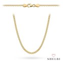 Łańcuch złoty bismarck 50cm 585 SHELBI