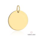 Zawieszka złota gładkie kółko 585 SHELBI