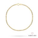 Bransoletka pr. 585 splot gucci na nogę 585 SHELBI