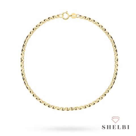 Bransoletka pr. 585 splot gucci na nogę 585 SHELBI