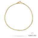 Bransoletka pr. 585 splot gucci na nogę 585 SHELBI