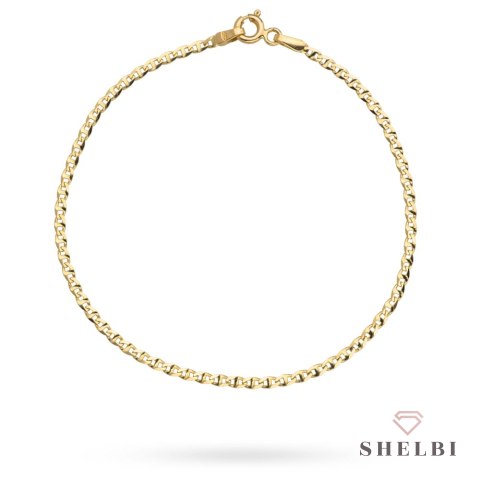 Bransoletka pr. 585 splot gucci na nogę 585 SHELBI