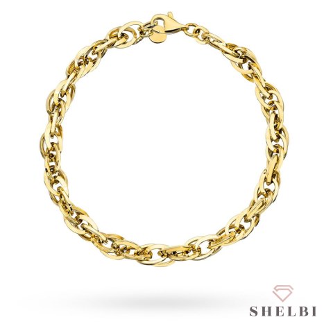 Bransoletka złota z kolekcji Simple Luxury 585 SHELBI