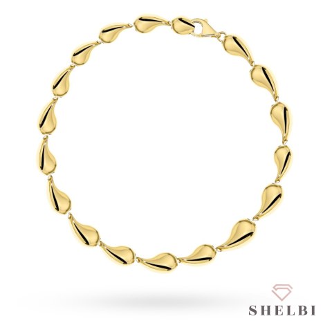 Bransoletka złota złożona z kropelek 585 SHELBI