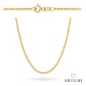 Łańcuszek złoty pr. 585 - splot lisi ogon 70 cm 585 SHELBI