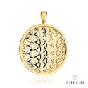 Zawieszka złota okrągła ażurowa 585 SHELBI