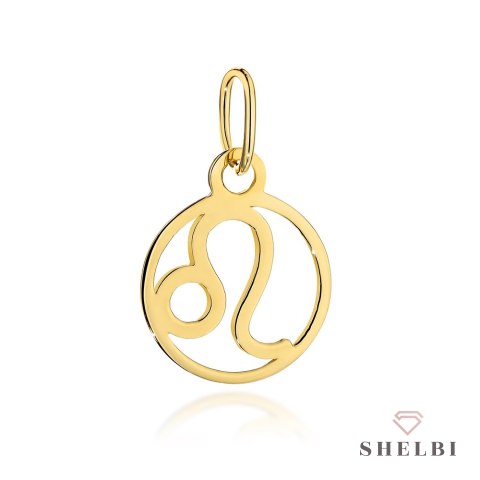 Zawieszka złota znak zodiaku LEW 585 SHELBI