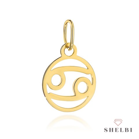 Zawieszka złota znak zodiaku RAK 585 SHELBI