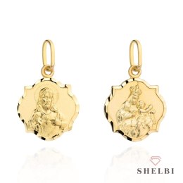 Medalik złoty szkaplerz 585 SHELBI