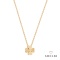 Naszyjnik złoty z koniczynką