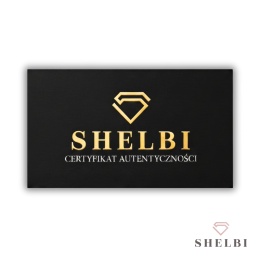 Zawieszka złota skrzydło zdobione cyrkoniami 585 Shelbi