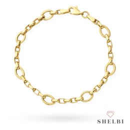 Bransoletka z kółeczkami owalnymi