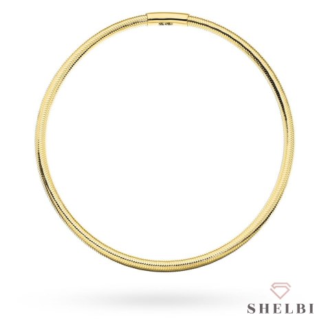 Bransoletka złota flexi elastyczna super lekka gumka 585 na prezent