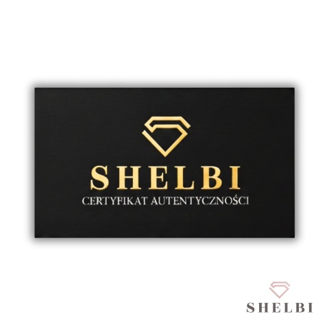 Kolczyki złote wiszące łezki z ażurem 585 SHELBI