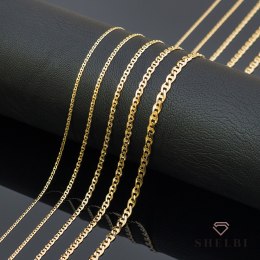 Łańcuszek złoty pr. 375 - splot gucci 45 cm