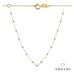 Złoty naszyjnik choker z kuleczkami pr. 585